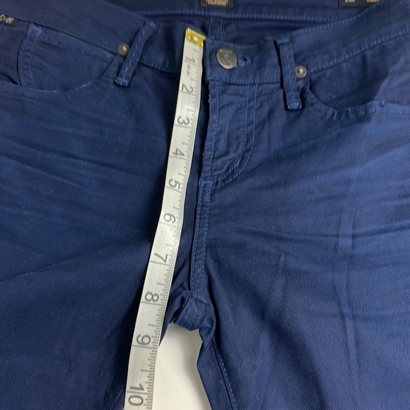 Citizen of Humanity Dani Cropped Straight Leg Pants Blue Size 24 - Picture 13 of 14
